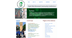 Desktop Screenshot of hydepark.org